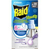 RAID Family tekutá náplň do el. odpařovače s vůní levandule 21 ml - Insect Repellent