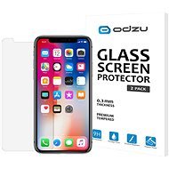 Odzu Glass Screen Protector 2pcs for iPhone X - Glass Screen Protector