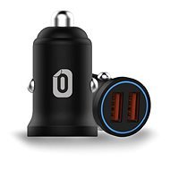 Odzu Car Charger Mini 2x Quick Charge 3.0 Black - Autós töltő