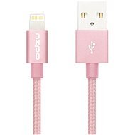 Odzu Durable Braided Cable Lightning Rose Gold - Data Cable