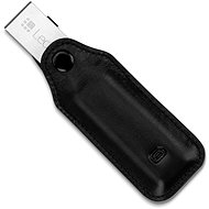 Odzu Leather Case with Key Holder Black Ledger Nano S - Leather Case
