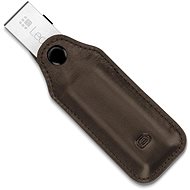 Odzu Leather Case with Key Holder Brown Ledger Nano S - Leather Case