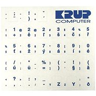 OEM Keyboard stickers Czech, blue - Keyboard Stickers