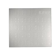 OEM Keyboard stickers Czech, white - Keyboard Stickers