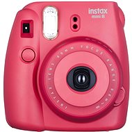 Fujifilm Instax Mini Instant Camera 8S raspberry Small Kit - Digital Camera