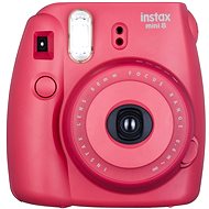 Fujifilm Instax Mini Instant Camera 8S raspberry Medium Kit - Digital Camera