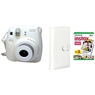 Fujifilm Instax Mini 8 Instant Camera White Laporta Kit - Instant Camera