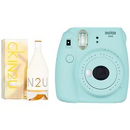 Fujifilm Instax Mini 9 Light Blue + CALVIN KLEIN IN2U EdT 150ml - Instant Camera