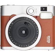 Fujifilm Instax Mini 90 braun + 10x Fotopapier + Etui - Sofortbildkamera