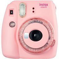 Fujifilm Instax mini 9 ružový + modrá sada príslušenstva - Instantný fotoaparát