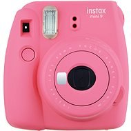 Fujifilm Instax Mini 9 rózsaszín + film 1x10 + tok - Instant fényképezőgép