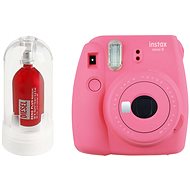 Fujifilm Instax Mini 9 Pink + DIESEL Zero Plus Masculine EdT 75ml - Instant Camera