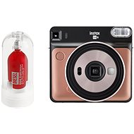 Fujifilm Instax Square SQ6 Gold + DIESEL Zero Plus Masculine EdT 75ml - Instant Camera