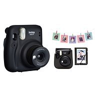 Fujifilm Instax Mini 11 Charcoal Gray + Mini 11 ACC kit Charcoal Gray - Instant Camera
