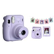 Fujifilm Instax Mini 11 Lilac Purple + Mini 11 ACC kit Lilac Purple - Instant Camera
