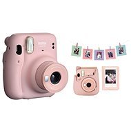 Fujifilm Instax Mini 11 Blush Pink + Mini 11 ACC kit Blush Pink - Instantný fotoaparát