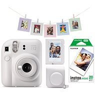 Fujifilm Instax Mini 12 White + Mini 12 ACC kit + 2x10 film - Instant Camera