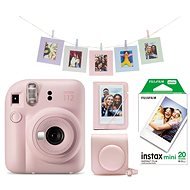 Fujifilm Instax Mini 12 Pink + Mini 12 ACC kit + 2× 10 film - Instantný fotoaparát
