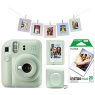 Fujifilm Instax Mini 12 Green + Mini 12 ACC kit + 2x10 film - Instant Camera