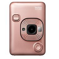Fujifilm Instax Mini LiPlay Blush Gold + LiPlay Case Pink Bundle - Instant Camera