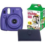 Fujifilm Instax mini 8 Grape medium kit Laporta - Instantný fotoaparát