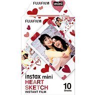 FujiFilm film Instax mini Heart Sketch WW1 - Fotópapír