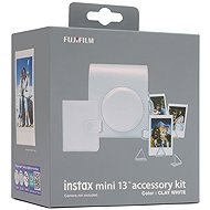 Fujifilm Instax mini 13 ACCESSORY KIT - Clay White - Camera Case