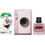Fujifilm Instax Mini EVO Gentle Rose + Perfume + Fujifilm Instax mini film 20pcs photos - Instant Camera