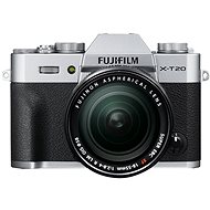 Fujifilm X-T20 Silver + XF 18-55mm F 2.8-4 R LM OIS - Digital Camera