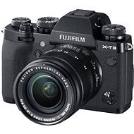 Fujifilm X-T3 fekete + XF 18-55 mm f/2,8-4,0 R LM OIS - Digitális fényképezőgép