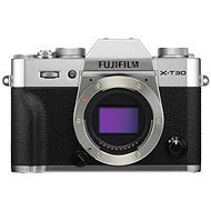 Fujifilm X-T30 váz, ezüst - Digitális fényképezőgép