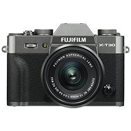 Fujifilm X-T30, szürke + XC 15-45mm - Digitális fényképezőgép