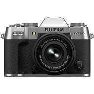 Fujifilm X-T50 ezüst + XC 15-45mm f/3,5-5,6 OIS PZ - Digitális fényképezőgép
