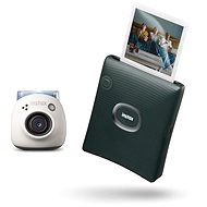 Fujifilm instax SQ Link Green + Fujifilm Instax Pal White - Set