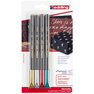 EDDING 1200 metallic marker, set of 4 colours - Markers