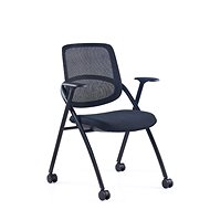 OFFICE MORE Meet black with wheels - Conference Chair 
