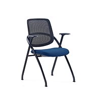 OFFICE MORE Meet light blue with gliders - Conference Chair 