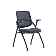 OFFICE MORE Meet anthracite with gliders - Conference Chair 