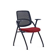 OFFICE MORE Meet red with gliders - Conference Chair 