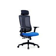 OFFICE MORE SLIDE blue with headrest - Office Chair