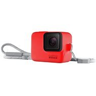 GoPro Sleeve + Lanyard (Silicone sleeve red) - Camera Case