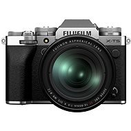 Fujifilm X-T5 Gehäuse silber + XF 16-80 mm f/4.0 R OIS WR - Digitalkamera