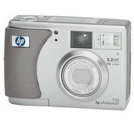 HP PhotoSmart 735, 3.34 mil. bodů, optický / digitální zoom 3x / 5x - Digital Camera