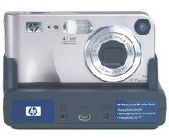 HP PhotoSmart M407, 4.0 mil. bodů, optický / digitální zoom 3x / 6x + docking station - Digital Camera