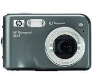 HP PhotoSmart R818, CCD 5 Mpx, 5x zoom, 2" LCD, Li-Ion, SD/ MMC + docking station - Digital Camera