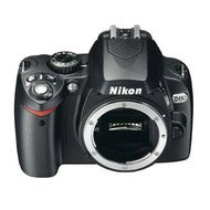 NIKON D60 černý (black), CCD 10 Mpx, 2.5" LCD, Li-Ion, SD/ SDHC - DSLR Camera