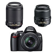 Nikon D3000 černý + Objektivy 18-55 VR AF-S DX + 55-200 AF-S DX VR - Digitální zrcadlovka