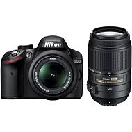 Nikon D3200 + Objektívy 18-55 AF-S DX VR II + 55-300 AF-S VR - Digitálna zrkadlovka