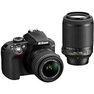 Nikon D3300 + Objektív 18-55 AF-S VR II + 55-200 VR II - Digitálna zrkadlovka