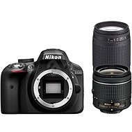 Nikon D3300 + Objektív 18–55 AF-P + 70–300 AF-P - Digitálny fotoaparát
